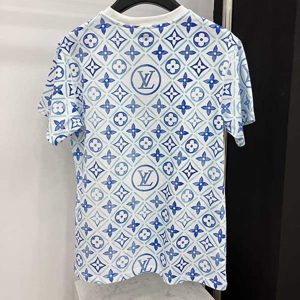 送料込ルイヴィトン モノグラム コットン半袖 Tシャツ コピー 2色 vum14439